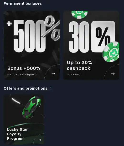 Lucky Star casino app bonuses