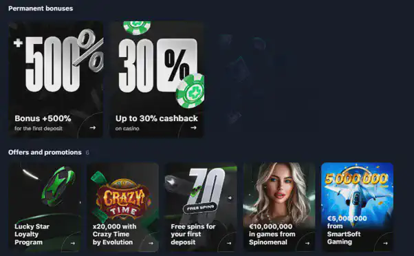 Lucky Star bonuses India